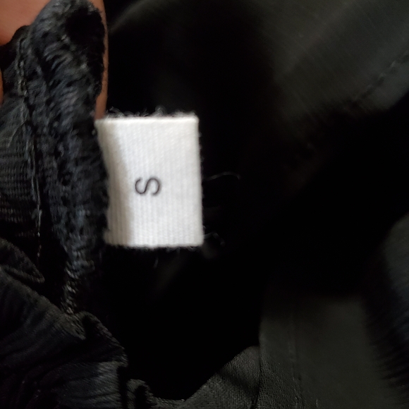 EXLURA‎ Black Long Sleeve Tie Back Dress - Picture 6 of 6